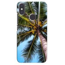 Силиконовый чехол с КАРТИНКАМИ лето для Xiaomi Mi A2 (AlphaPrint) – Пальма