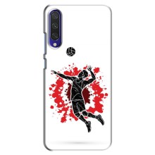 Чехлы с принтом Спортивная тематика для Xiaomi Mi A3 (Волейболист)