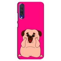 Чехол (ТПУ) Милые собачки для Xiaomi Mi A3 (Веселый Мопсик)