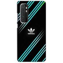 Чохли Адидас для Xiaomi Mi Note 10 Lite (AlphaPrint) (Адідас з полосами)