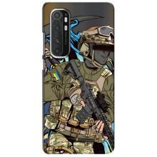 Чехлы с картинкой ЗСУ для Xiaomi Mi Note 10 Lite (AlphaPrint) (Воїн ЗСУ)