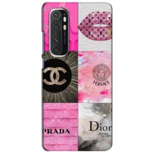 Чехол (Dior, Prada, YSL, Chanel) для Xiaomi Mi Note 10 Lite (Модница)