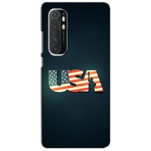 Чехол Флаг USA для Xiaomi Mi Note 10 Lite (USA)