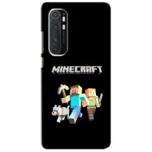 Чохол Майнкрафт на Xiaomi Mi Note 10 Lite (AlphaPrint) Minecraft (герої Minecraft)