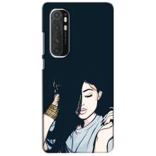 Чохол з друком для Xiaomi Mi Note 10 Lite - (Мода) (AlphaPrint) (Гарна дівчина)
