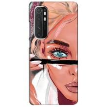 Чохол з друком для Xiaomi Mi Note 10 Lite - (Мода) (AlphaPrint) (Макіяж)