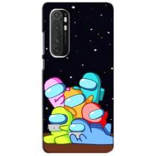 Чохли Амонг Ас для Xiaomi Mi Note 10 Lite (AlphaPrint) (Скіни в космосі)
