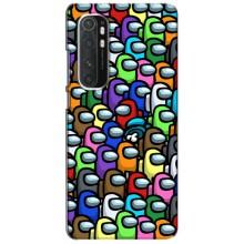 Чохли Амонг Ас для Xiaomi Mi Note 10 Lite (AlphaPrint) (Убитий)