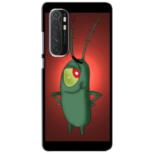 Чехол с картинкой "Одноглазый Планктон" на Xiaomi Mi Note 10 Lite (Стильный Планктон)