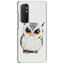 Чохол з пташками на Xiaomi Mi Note 10 Lite (VPrint) (Мила Сова)