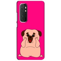 Чехол (ТПУ) Милые собачки для Xiaomi Mi Note 10 Lite (Веселый Мопсик)