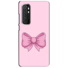Чехол банты для Xiaomi Mi Note 10 Lite – Розовый бантик