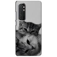 Чохол з малюнком кіт на Xiaomi Mi Note 10 Lite (Пара котів)