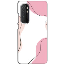 Чехол цветочный дизайн для Xiaomi Mi Note 10 Lite – Розовый фон