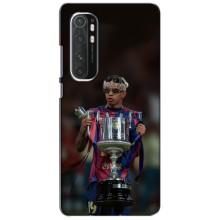 Чехол с футболистом Ламин Ямаль Xiaomi Mi Note 10 Lite – Ямал с кубком