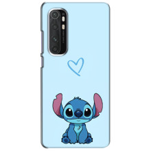 Чехол с рисунком Стич для Xiaomi Mi Note 10 Lite – Голубой Стич
