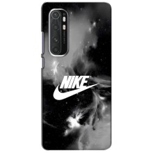 Чехол с логотипом Найк на Xiaomi Mi Note 10 Lite – Найк дымчатый