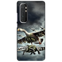 Чехол с мемами тралалело тралала для Xiaomi Mi Note 10 Lite – Гусини и крокодило