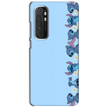 Чехол с принтом Стич на Xiaomi Mi Note 10 Lite (Стич фон)
