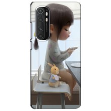 Девчачий Чехол для Xiaomi Mi Note 10 Lite (Девочка с игрушкой)