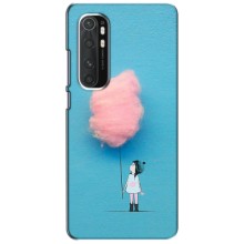 Девчачий Чехол для Xiaomi Mi Note 10 Lite (Девочка с тучкой)