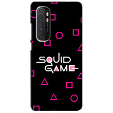 Чохол Гра в кальмара для Xiaomi Mi Note 10 Lite – Лого гра кальмара