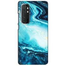 Мраморний чехол на Xiaomi Mi Note 10 Lite (VPrint) (Блакитний мрамор)