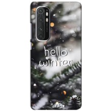 Новогодние, Праздничные Чехлы для Xiaomi Mi Note 10 Lite - 2024 год (Hello winter)