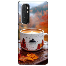 Чехол с уникальным дизайном «Осень с кофе» для Xiaomi Mi Note 10 Lite – Кофе на природе