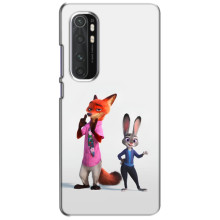Силиконовый чехол с принтом Зоотрополіс для Xiaomi Mi Note 10 Lite – Джуди и Ник