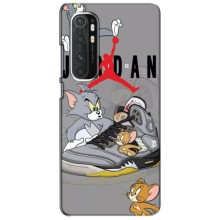 Силиконовый Чехол Nike Air Jordan на Сяоми Нот 10 Лайт (Air Jordan)