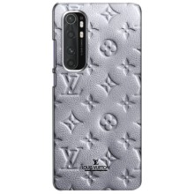 Текстурный Чехол Louis Vuitton для Сяоми Нот 10 Лайт (Белый ЛВ)
