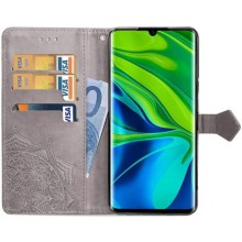 Кожаный чехол (книжка) Art Case с визитницей для Xiaomi Mi Note 10 / Note 10 Pro / Mi CC9 Pro – Фиолетовый