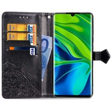 Кожаный чехол (книжка) Art Case с визитницей для Xiaomi Mi Note 10 / Note 10 Pro / Mi CC9 Pro – Фиолетовый