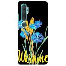 Чехол на Xiaomi Mi Note 10 Украинский дизайн (Ukraine в цветочках)