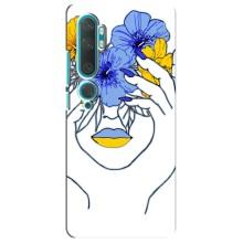 Чехол на Xiaomi Mi Note 10 Украинский дизайн (Украинка на всю голову)