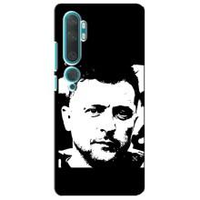 Чехол для Xiaomi Mi Note 10 (AlphaPrint - с принтом Зеленского) – Зеленский АРТ