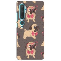 Чехол (ТПУ) Милые собачки для Xiaomi Mi Note 10 – Собачки Мопсики