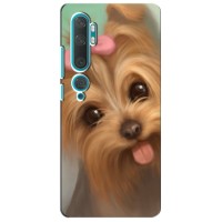 Чехол (ТПУ) Милые собачки для Xiaomi Mi Note 10 (Йоршенский терьер)