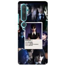 Чохли Венсдей на Xiaomi Mi Note 10 Уенсдей (AlphaPrint) (колаж Венздей)