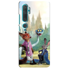 Чохол Зоотрополіс на Xiaomi Mi Note 10 – Нік Джуді і змія