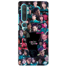 Чохол Гра в кальмара для Xiaomi Mi Note 10 – Колаж гра кальмара