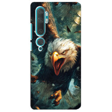 Чехол с картинкой «Хищники» для Xiaomi Mi Note 10 (Орёл)