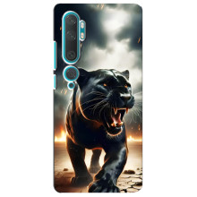 Чехол с картинкой «Хищники» для Xiaomi Mi Note 10 (Пантера)
