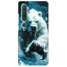Чехол с картинкой «Хищники» для Xiaomi Mi Note 10 (Медведь)