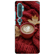 Чохол з унікальним дизайном 'Осінь з кавою' для Xiaomi Mi Note 10 – Кава на ковдрі