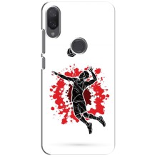 Чехлы с принтом Спортивная тематика для Xiaomi Mi Play – Волейболист