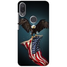 Чехол Флаг USA для Xiaomi Mi Play – Орел и флаг
