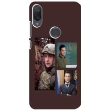 Чехол для Xiaomi Mi Play (AlphaPrint - с принтом Зеленского) – Президент