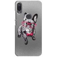 Чехол (ТПУ) Милые собачки для Xiaomi Mi Play – Бульдог в очках